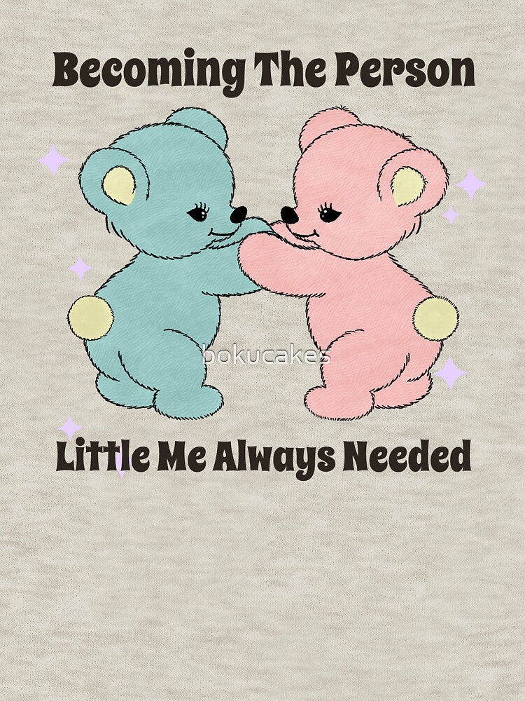 Inner Child Trauma Healing Teddies - Self Love Reminding Bears by bokucakes