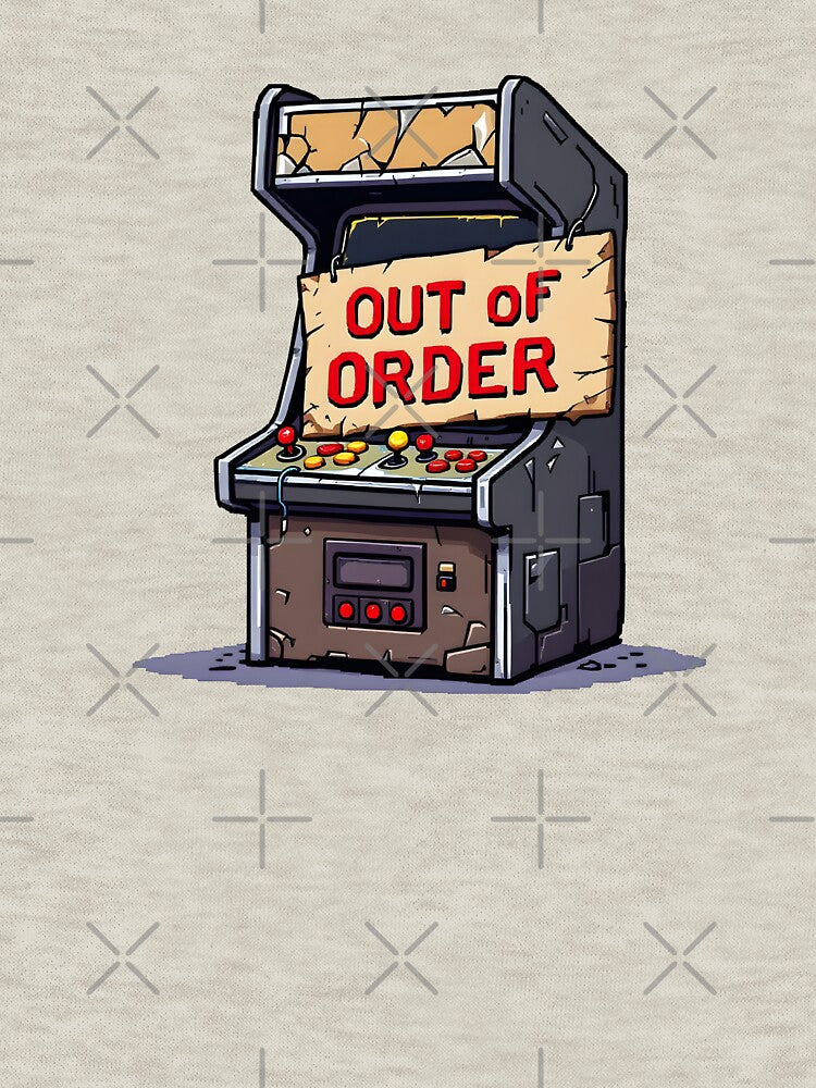 Out Of Order: Broken Retro Arcade Machine by Jollys-ArtShop