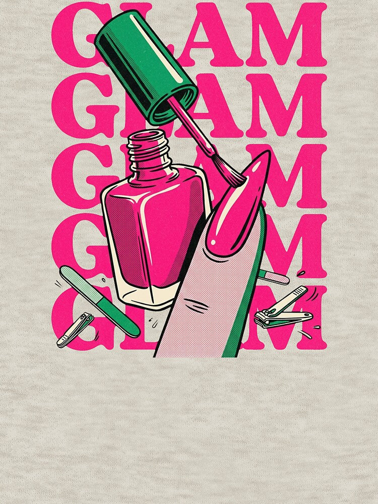 Retro Pop Art Nail Polish Salon Glam by DuckOddity