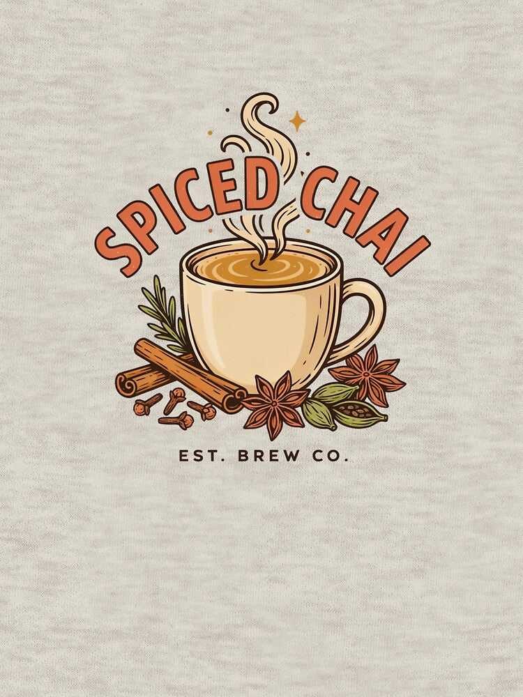 Spiced Chai Brew Co. – Cozy Chai Latte Tea Lover Vintage Spice Design by ArcticFoxStudio