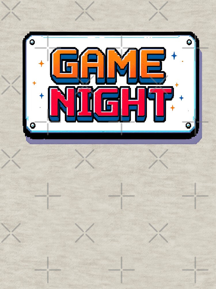 Game Night Retro Pixel Arcade Sign by Jollys-ArtShop