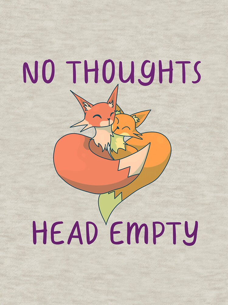 No Thoughts, Head Empty, Snuggling Foxes by ForTheFrogWar