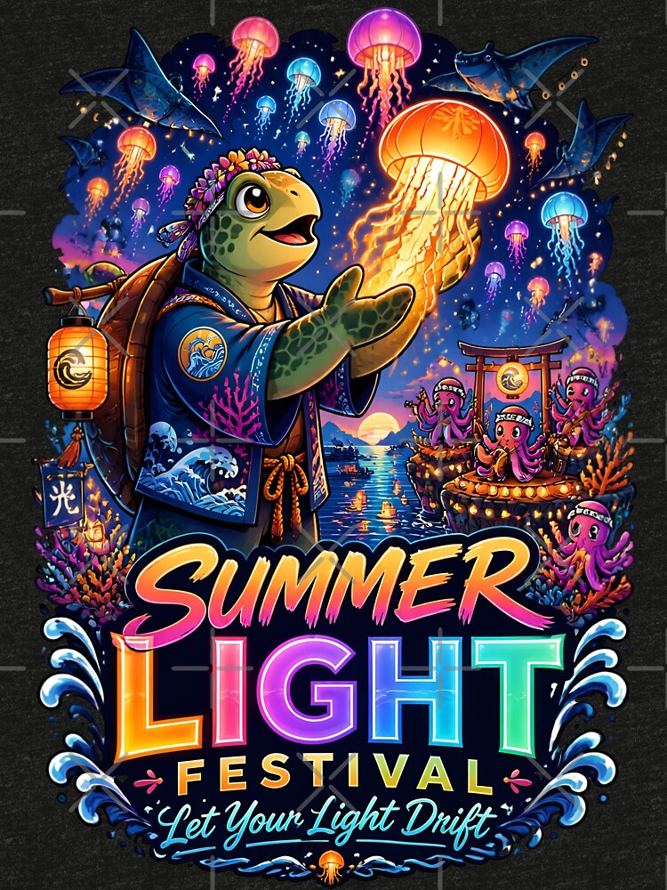 Summer Light Festival Turtle Jellyfish by Sovereign Supply Co.