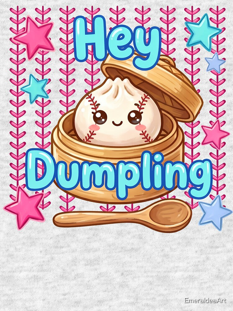 Hey Dumpling – Baseball Squishy Kawaii Character by EmeraldeaArt