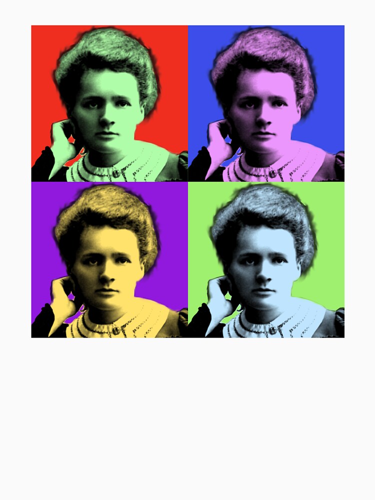 Pop Art Marie Curie by Top Quark Design