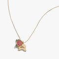 Red Rose 'Love Is Forever' Necklace T-Shirts