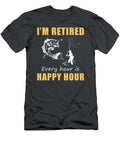 Reel In Retirement Joy With A Smile Happy Hour Fishing Tee  Hook Yours Now T-Shirt