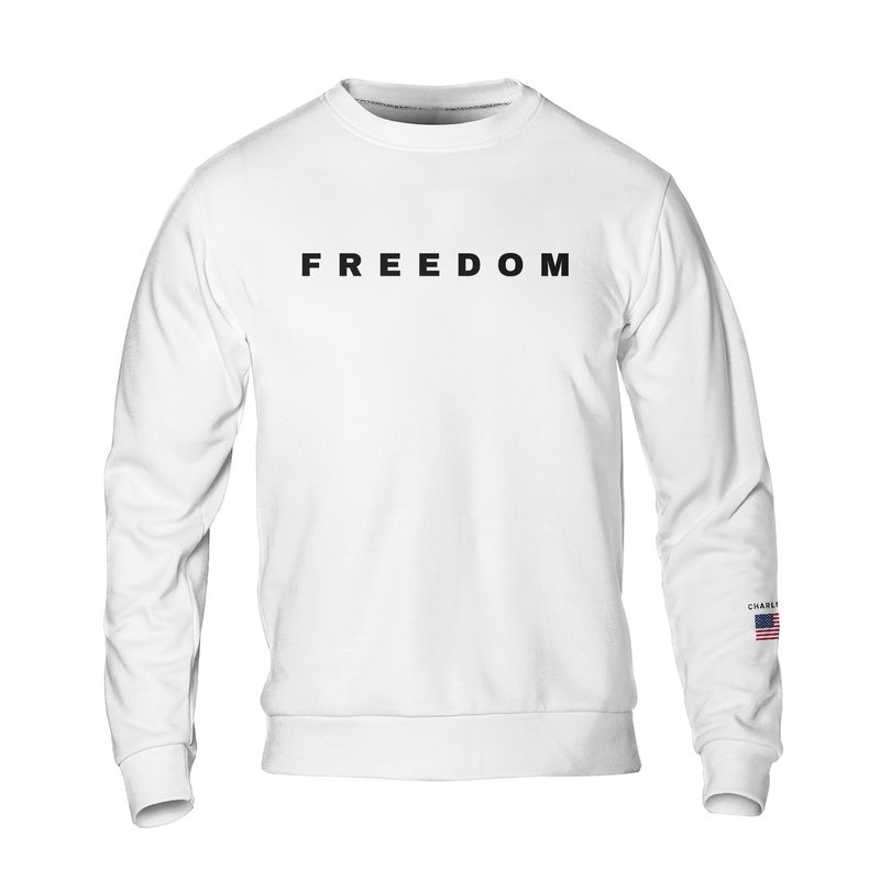 Freedom Charlie Kirk USA Flag T-Shirts