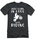 Roaring Thrills Just A Girl Embracing Her Dirt Bike Passion T-Shirt