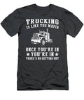 Roll With The Crew No Turning Back Funny Truck Mafia Tee T-Shirt