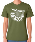 Cute Sloth Graphic T-Shirt Funny Lazy Animal Unisex Tee