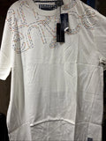 90s VTG ENYCE Hip Hop Logo T-Shirt Y2K Men's White TShirt Size 3XL