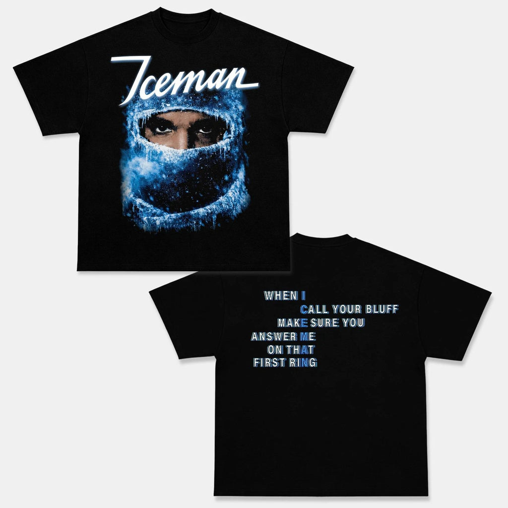 "ICEMAN" DRAKE T-shirt Unisex Rap Graphic Tee Music Fans Shirt Rapper Outfits