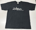 1990's AVEDIS ZILDJIAN 'GENUINE TURKISH CYMBALS' t-Shirt adult large black tee
