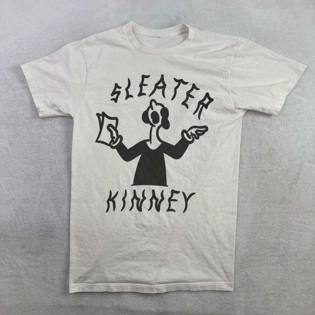 Sleater kinney T-Shirt, Riot grrrl, Vintage Inspired, White Graphic Tee