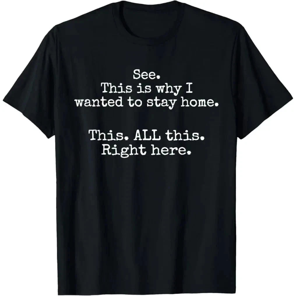 Funny Introvert Quote T-Shirt Unisex Cotton Casual Short Sleeve Gift Tee