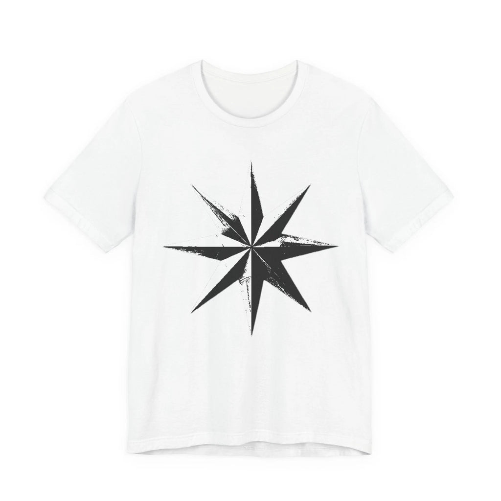 Distressed Nautical Star Tee | Compass Rose T-Shirt Y2K Fashion Trending T-shirt