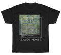 Claude Monet Shirt Aesthetic Art Water Lilies Impressionism Cotton  Unisex Tee