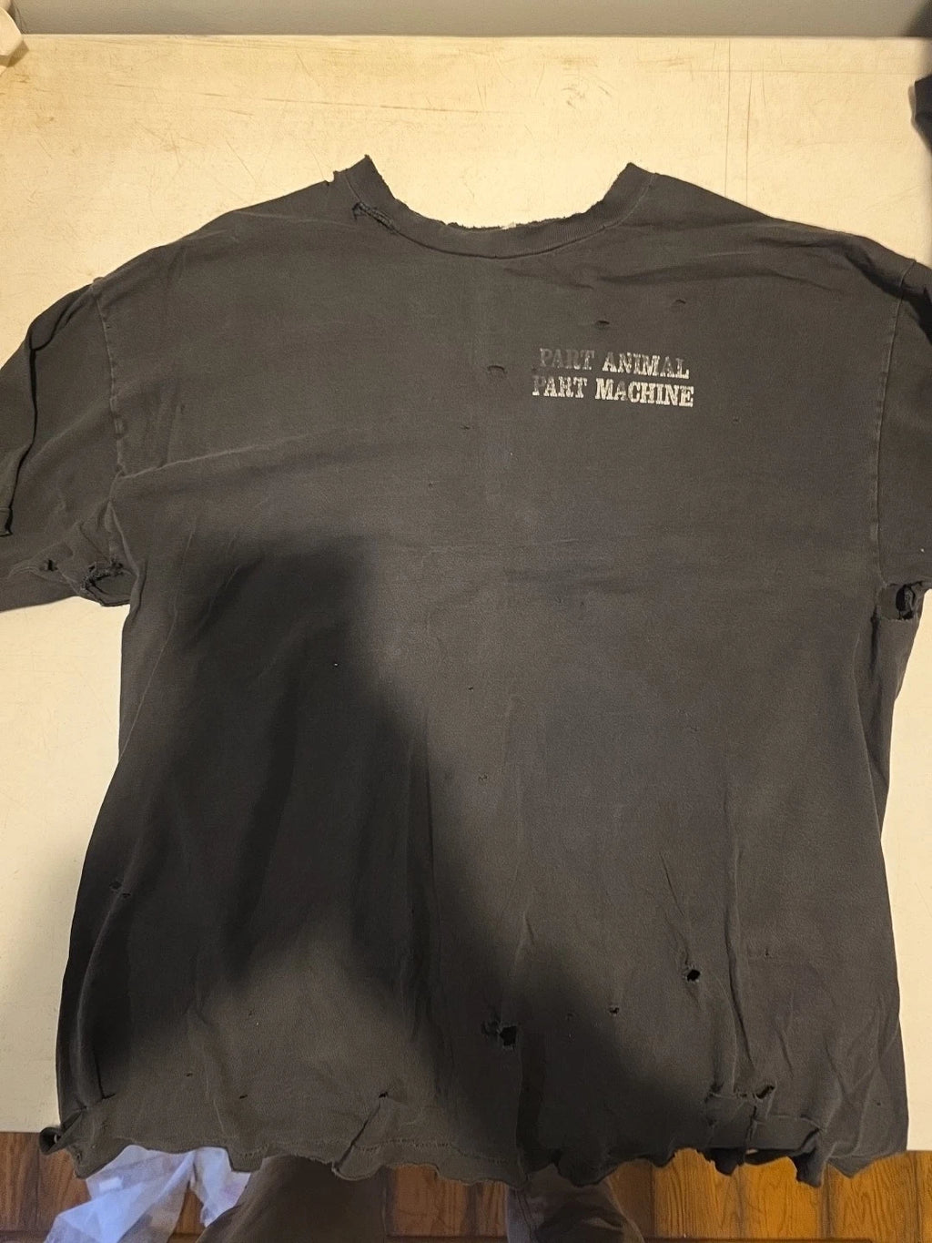 Original Rollins Band part animal part machine  Search And Destroy Xl T Shirt.
