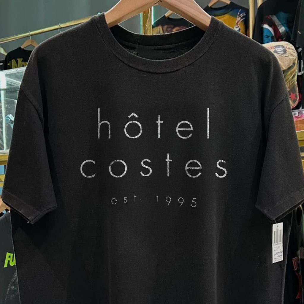 Y2K Hotel Costes Paris Promo T-Shirt Black XL