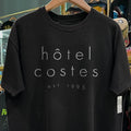 Y2K Hotel Costes Paris Promo T-Shirt Black XL