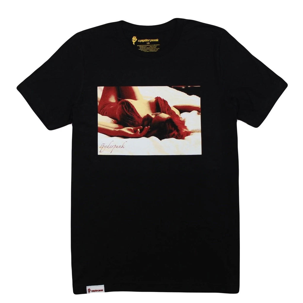 Lazy Susie Graphic Tee – Relaxed Fit 100% Cotton Unisex Shirt by Spyderpunk-Tag