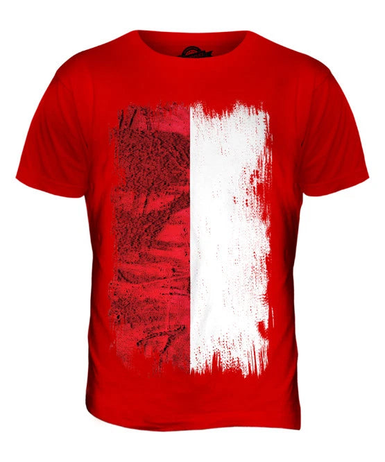 INDONESIA GRUNGE FLAG MENS T SHIRT TEE SHIRT XS S M L XL 2XL 3XL 4XL 5XL
