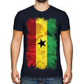 GHANA GRUNGE FLAG MENS T-SHIRT TEE TOP GHANAIAN SHIRT FOOTBALL JERSEY GIFT