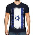 Isreal Grunge Flagge Herren T-Shirt Yisrael Israelisch Isr ?'? L Shirt Fußball