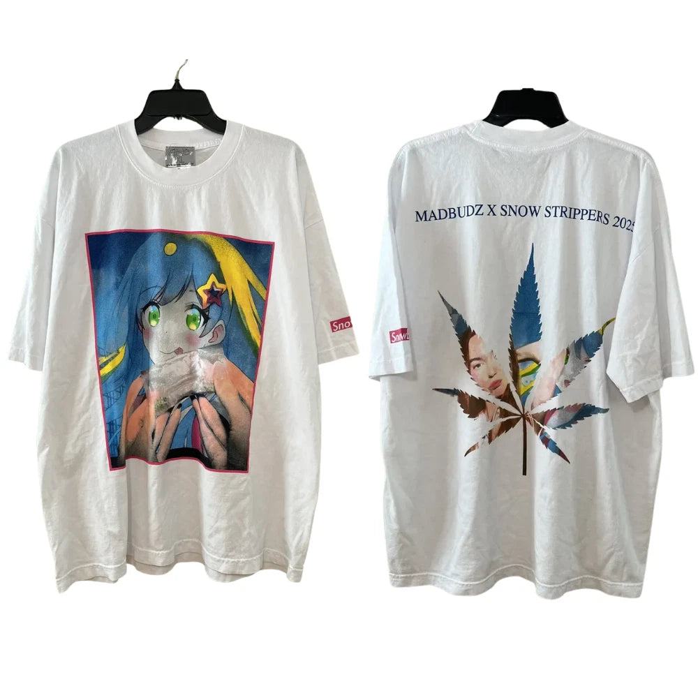 New!! Snow Strippers Madbudz Anime Reprint T-shirt All Size