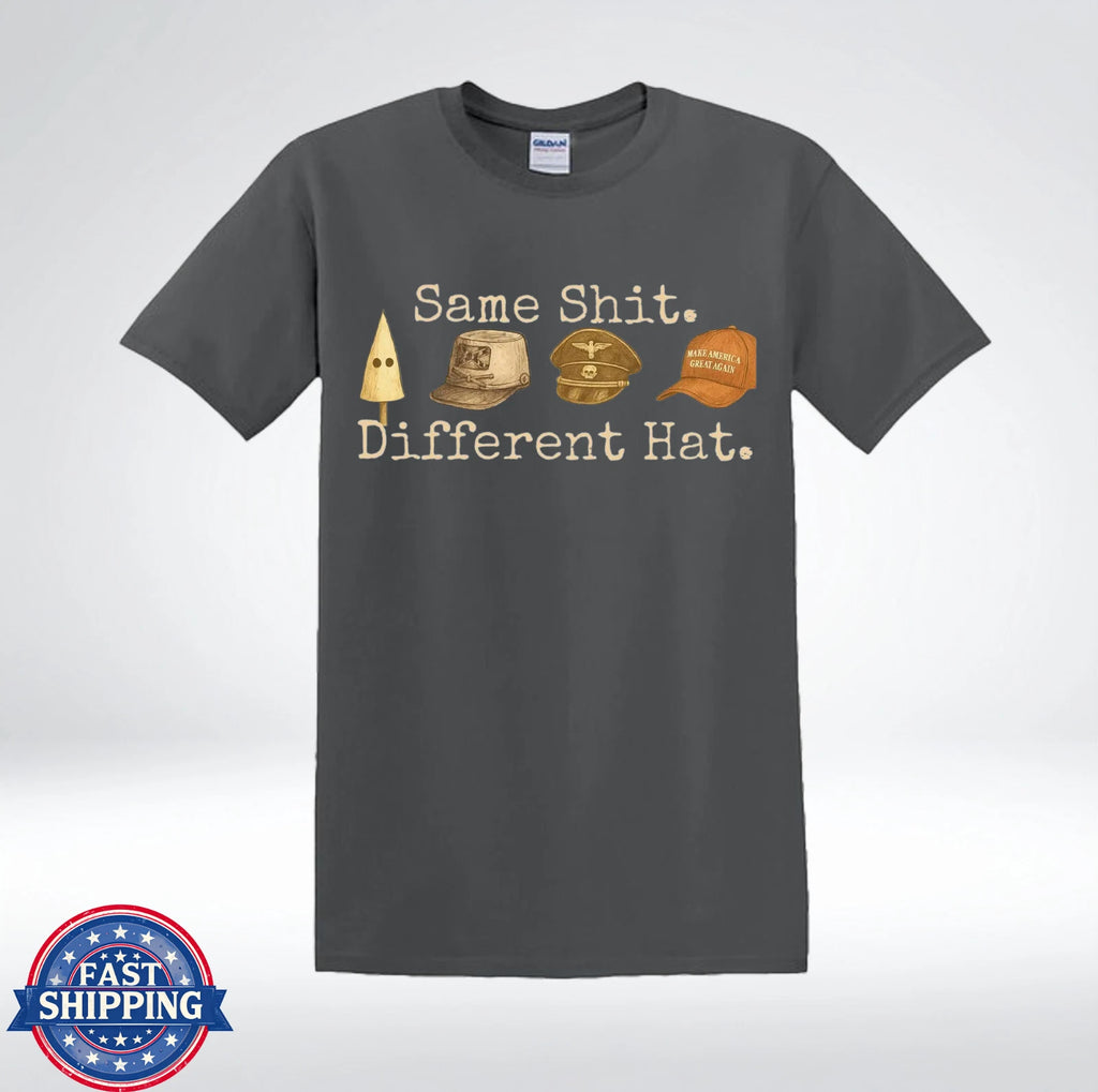 Anti Hate Message Parody Political Humor Graphic T-Shirt