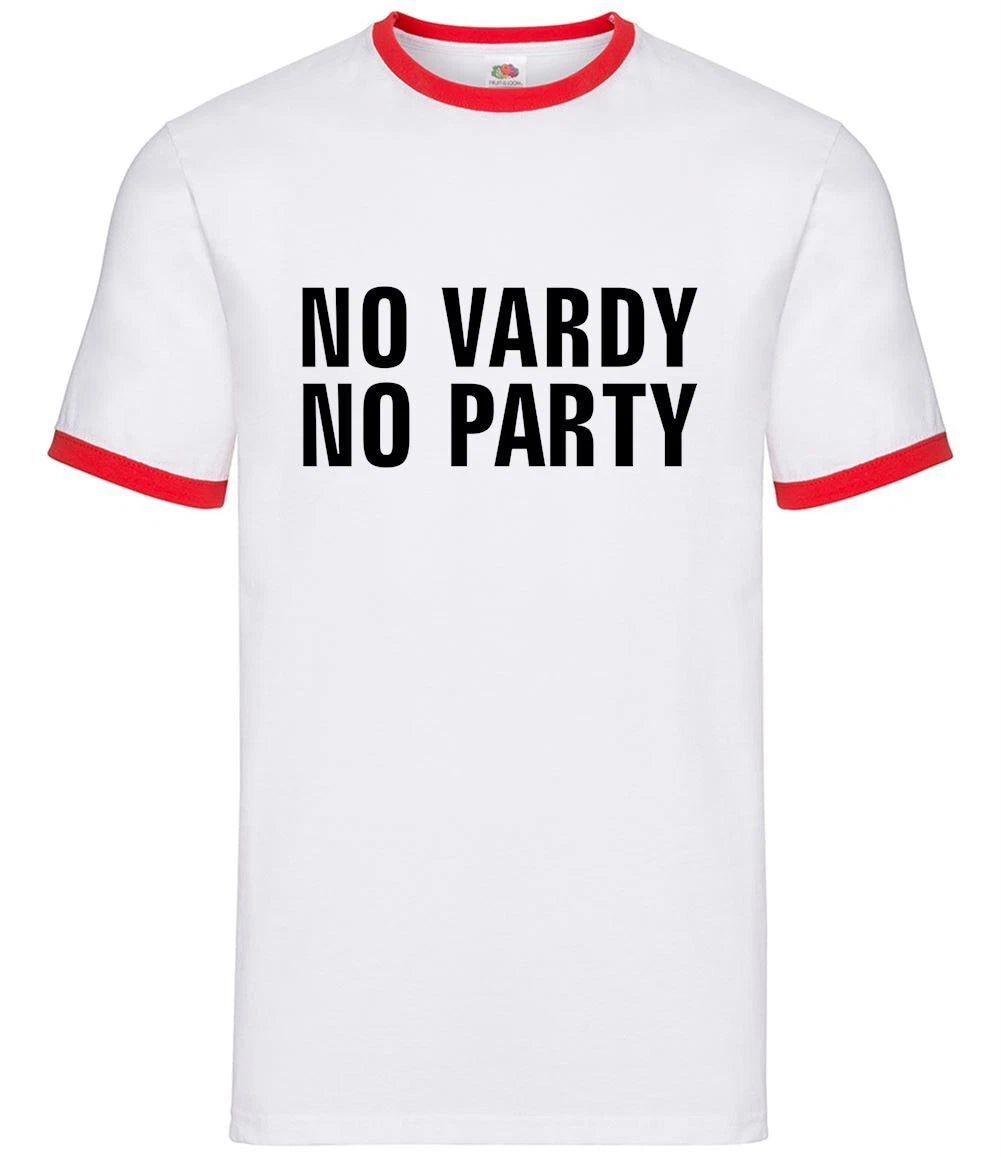 No Vardy No Party - Mens Ringer - Jamie Leicester Football Funny