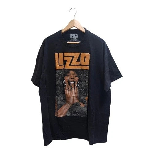 Lizzo Black Graphic Tshirt Portrait Band Tee Crewneck Short Sleeve Size 2X