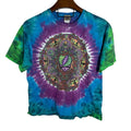 GRATEFUL DEAD Vintage Liquid Blue Tie Dye Short Sleeve Green Blue Purple Large