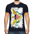 US VIRGIN ISLANDS GRUNGE FLAG MENS T-SHIRT TEE TOP GIFT SHIRT CLOTHING JERSEY