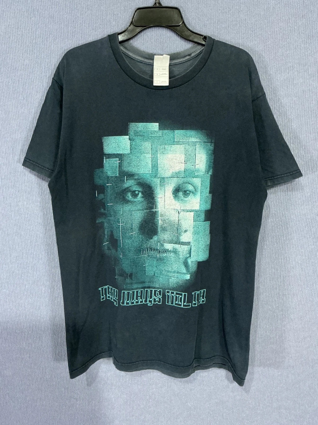 Vintage Shirt Y2K The Mars Volta Band Tour American Rock Black Faded Size L