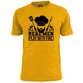 Mens Real Men Play With Fire BBQ T Shirt Cooking Chef