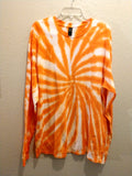 Handmade Spiral Tie Dye Shirt Unisex Men Women Sz XL Hippie Tee Boho (T027)