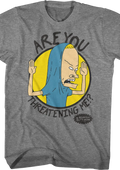 Vintage Are You Threatening Me Beavis And Butt-Head T-Shirt All Size