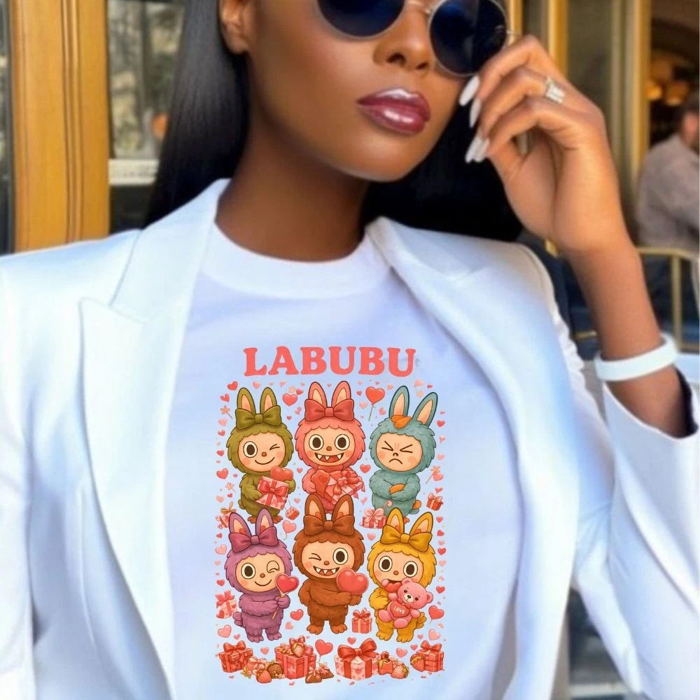 Spring Break Chibi Fashion Graphic Tee Womens Kawaii Cute Shirt Love Gift S-XL