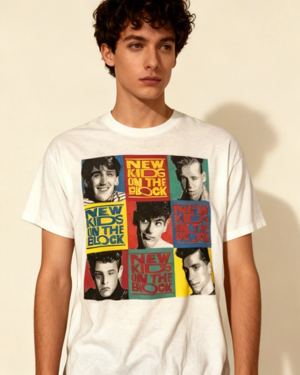 80s New Kids On The Block White unisex All size shirt NWT!