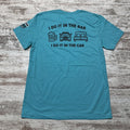 Rogue Pouches Shirt Mens Large Blue Short Sleeve Promo Tee Swisher Advertising