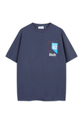 New RHUDE retro logo printed short sleeved Men Women T-shirt 3 colors