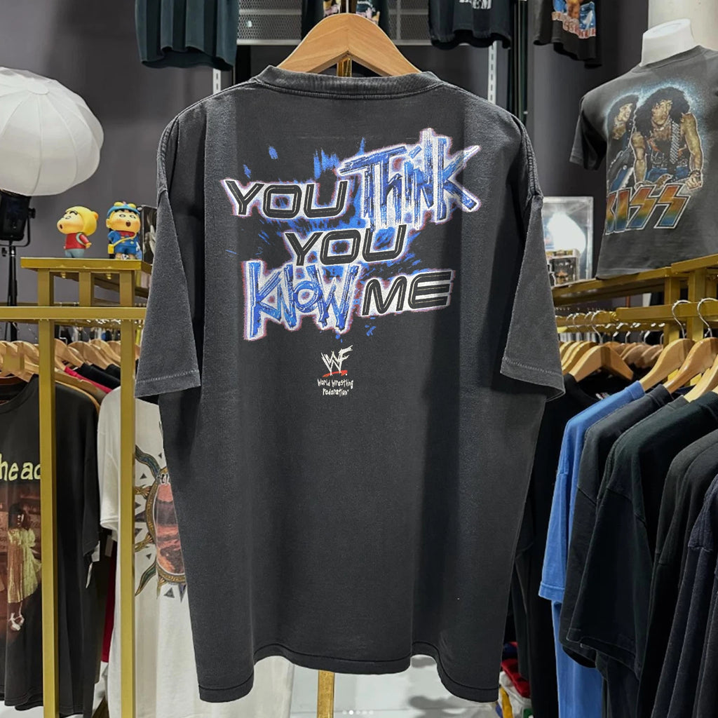 Y2K Edge 'You Think You Know Me' Classic T-Shirt Black XL