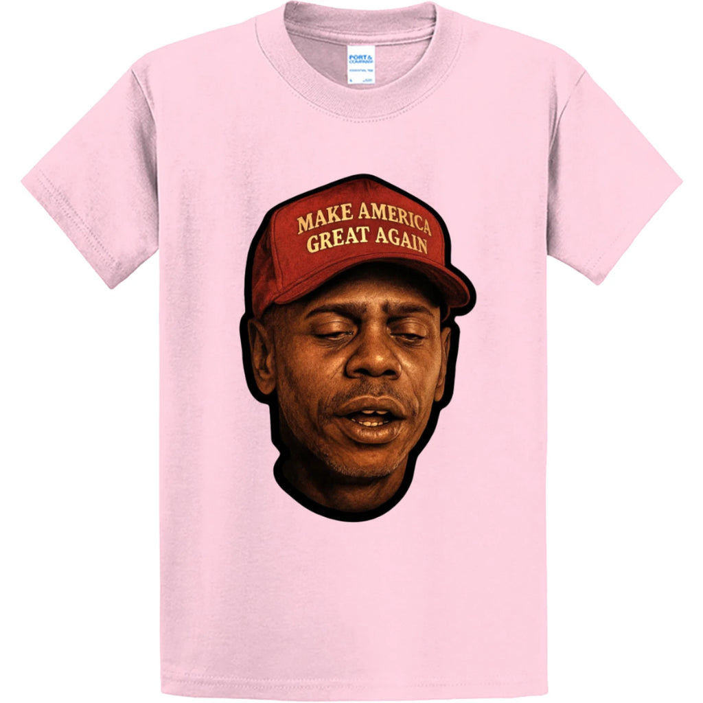 NEW Art Society MAGA POP CULTURE Tee Shirt PALE PINK SMALL-4XLARGE MADE IN USA