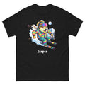 Jasper Doge Skiing Funny Ski Skier Dog Meme Cute Shirt T-Shirt