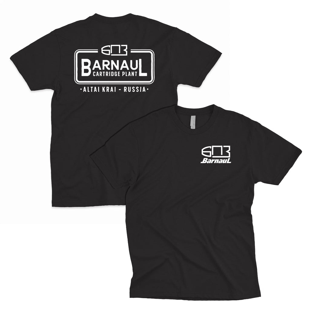Barnaul Cartridge Plant Ammo T-Shirt - Multiple Colors - AK47 SKS