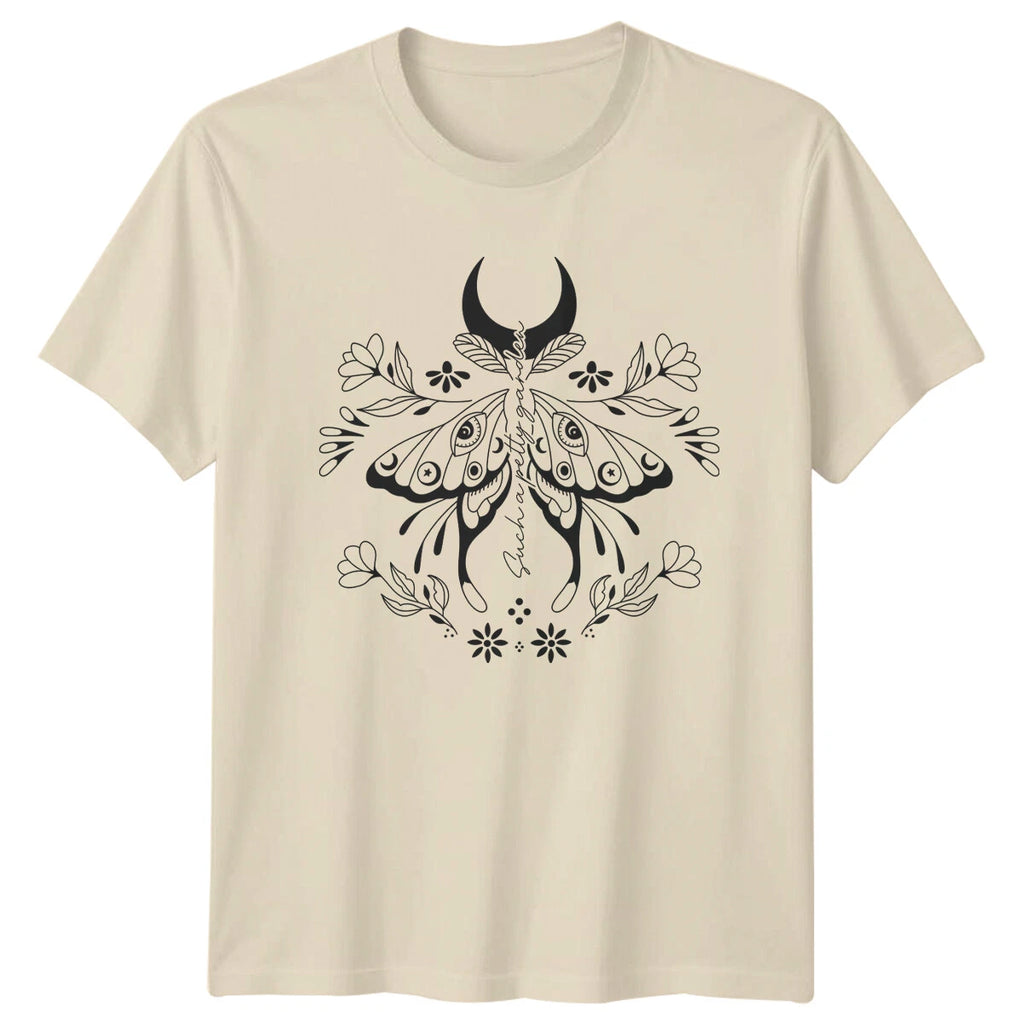 Luna Moth Such A Little Life T-Shirt, Boho Celestial Magic Shirt