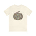 Leopard Print Boho Pumpkin Unisex Jersey Short Sleeve Tee
