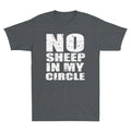 No Sheep In My Circle Funny Sarcastic Joke Gift Retro Men's Short Sleeve T-Shirt